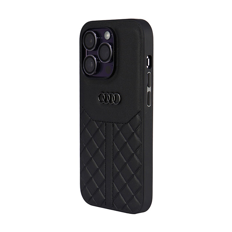 Audi Originalios Odos Dėklas, skirtas iPhone 14 Pro (Juodas)