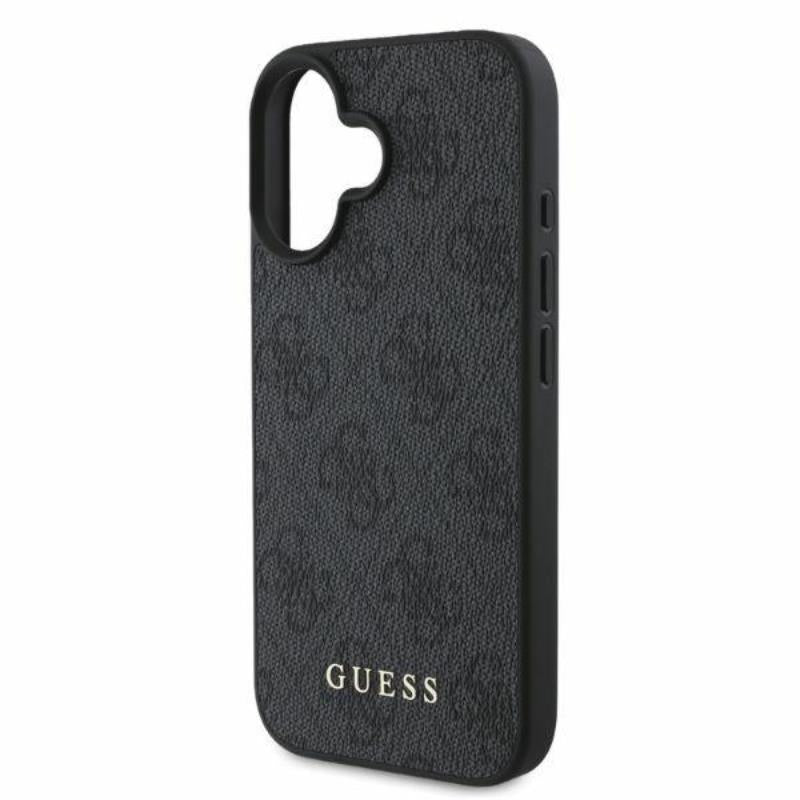 Guess 4G Classic - dėklas iPhone 16 (juodas)