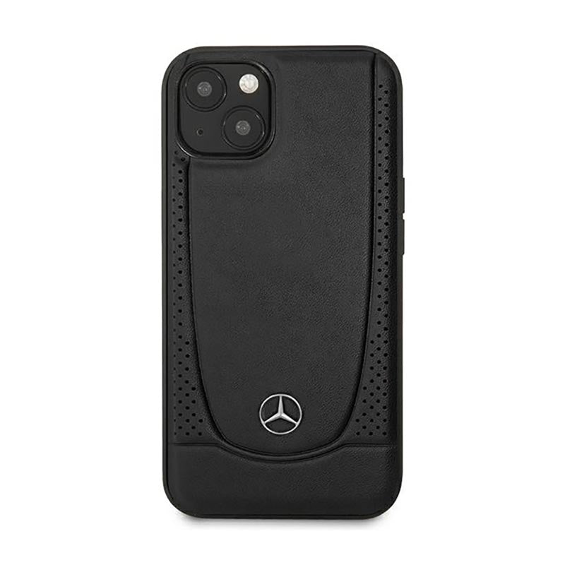 Mercedes Leather Urban Line – Dėklas, skirtas iPhone 14 Plus (juodas)