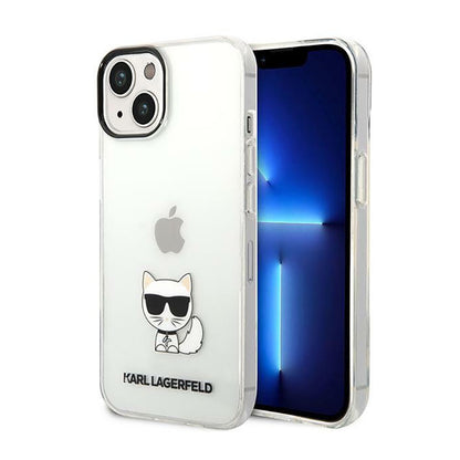 Karl Lagerfeld Dėklas Choupette Body – skirtas iPhone 14 Plus (Skaidrus)