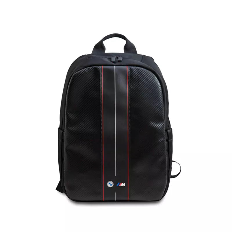 BMW Carbon Red Stripes – kuprinė 16 colių nešiojamam kompiuteriui (juoda)