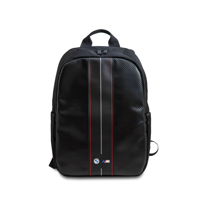 BMW Carbon Red Stripes – kuprinė 16 colių nešiojamam kompiuteriui (juoda)