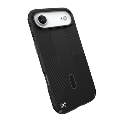 Speck Presidio2 Grip ClickLock & MagSafe - iPhone Air dėklas (Juoda / Slate Gray / Balta)