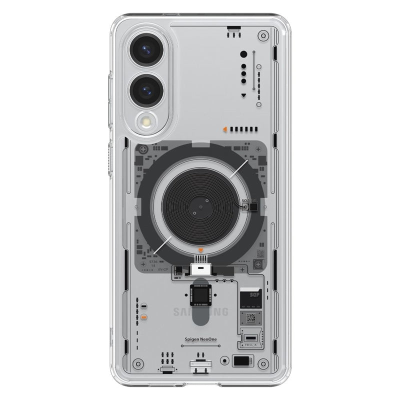 Spigen Ultra Hybrid Mag MagSafe – dėklas, skirtas Samsung Galaxy S25 Edge (Neo One)