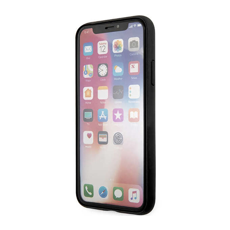 Guess 4G Big Metal Logo - iPhone X dėklas (pilkas)