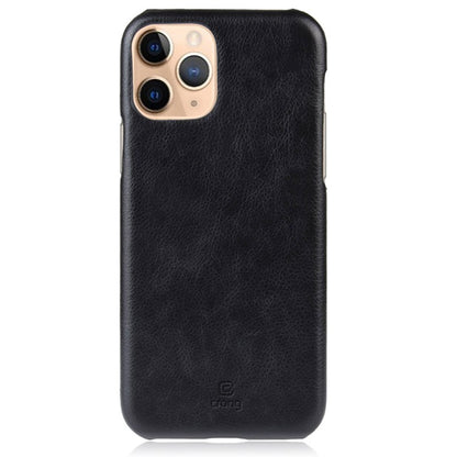 Crong Essential Cover – PU odos dėklas iPhone 11 Pro Max (juodas)