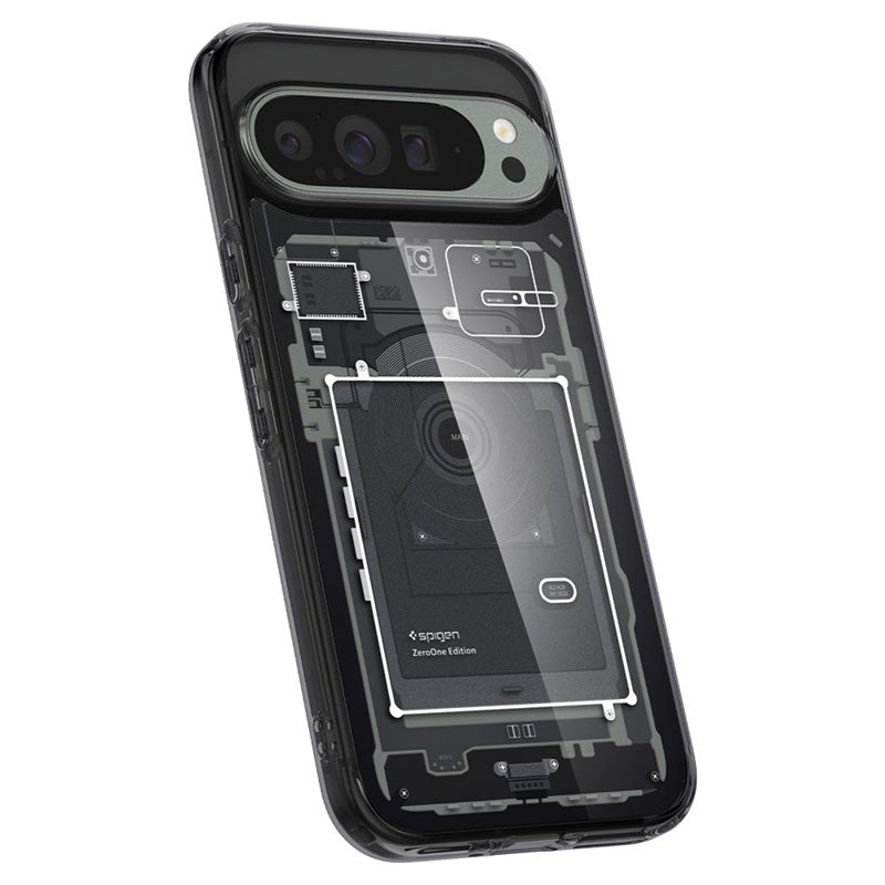 Spigen Ultra Hybrid – dėklas, skirtas „Google Pixel 9 Pro XL“ („Zero One“)
