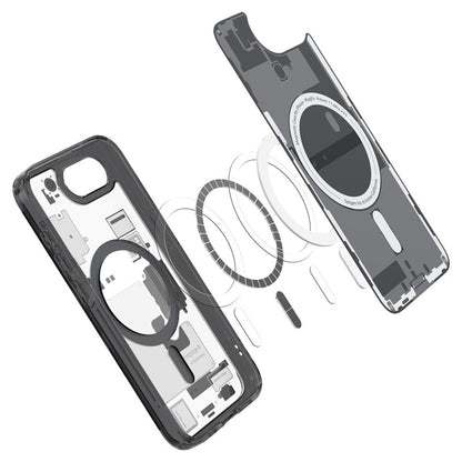 Spigen Ultra Hybrid Mag MagSafe - Dėklas iPhone 17e / 16e (Zero One Black)