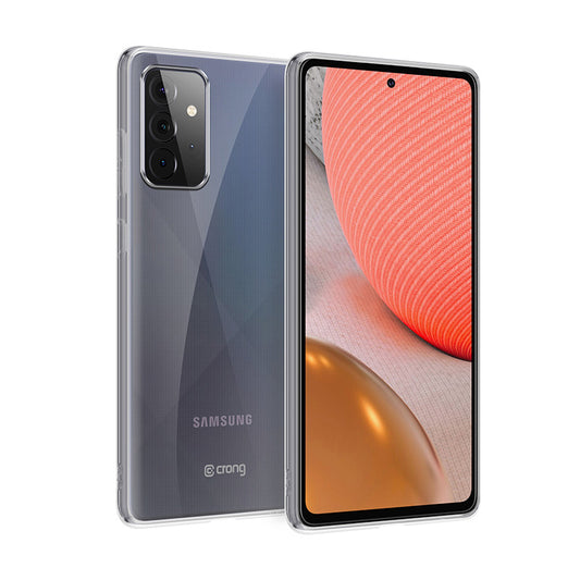 Crong Crystal Slim Cover - Dėklas, skirtas Samsung Galaxy A72 (skaidrus)