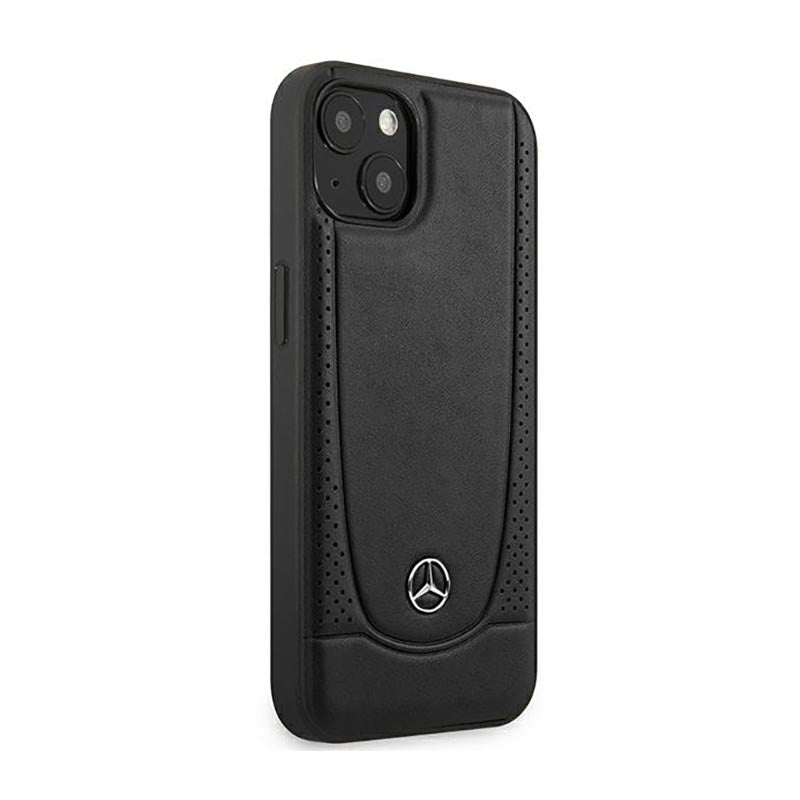Mercedes Leather Urban Line – Dėklas, skirtas iPhone 14 Plus (juodas)