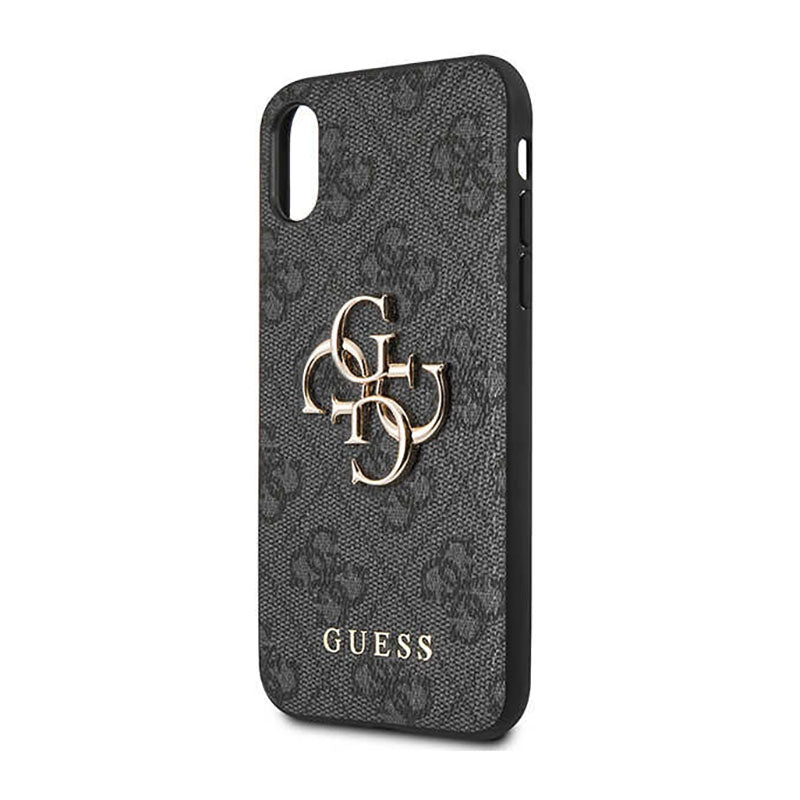Guess 4G Big Metal Logo - iPhone X dėklas (pilkas)