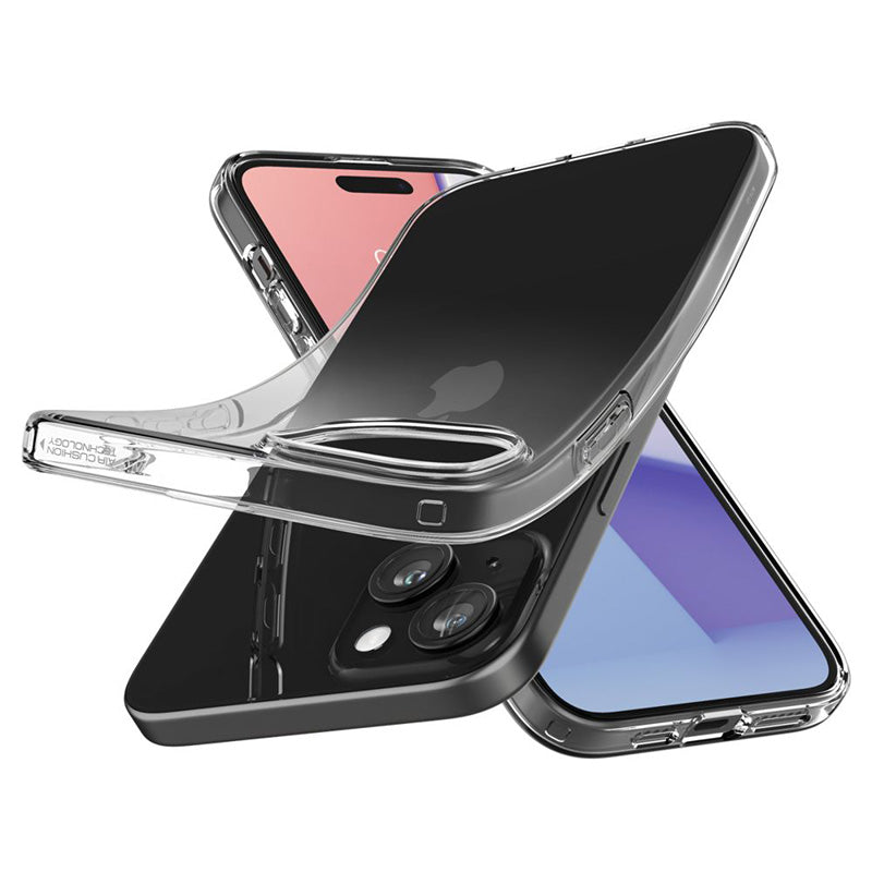 Spigen Liquid Crystal – dėklas, skirtas „iPhone 15 Plus“ („Skaidrus“)