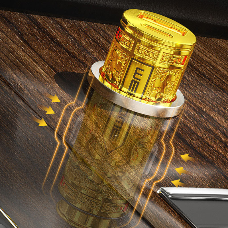 WEKOME WP-C37 Sakin serija – USB-C ir USB-A greitasis įkrovimas PD 20W automobilinis įkroviklis (auksinis)