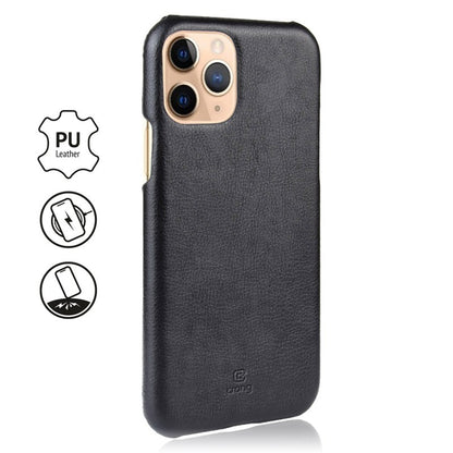 Crong Essential Cover – PU odos dėklas iPhone 11 Pro Max (juodas)