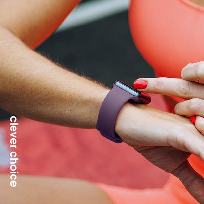 Crong Liquid - Dirželis skirtas Apple Watch 38/40/41/42 mm (slyvų)