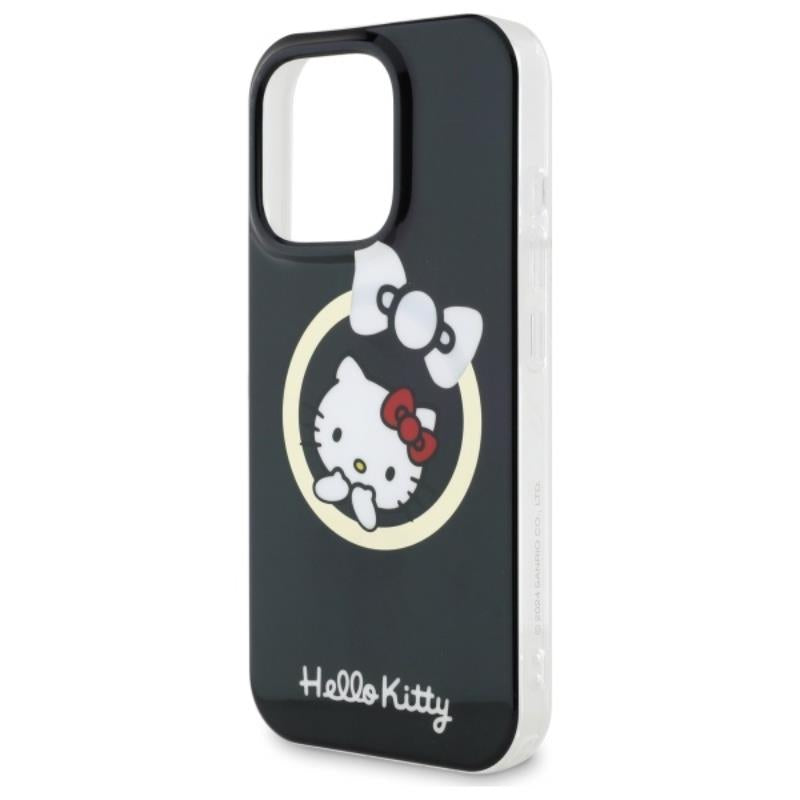 Hello Kitty IML Fun Bow MagSafe - dėklas iPhone 16 Pro (juodas)