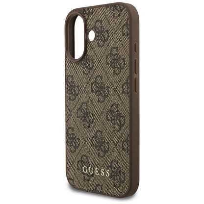 Guess 4G Klasikinis - Dėklas iPhone 17 (rudas)
