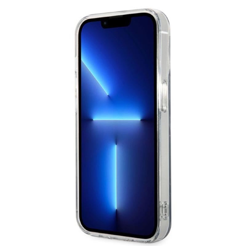 Guess Bundle Pack MagSafe IML Marble – Dėklų rinkinys, skirtas iPhone 14 Pro Max + MagSafe įkroviklis (juoda / aukso)