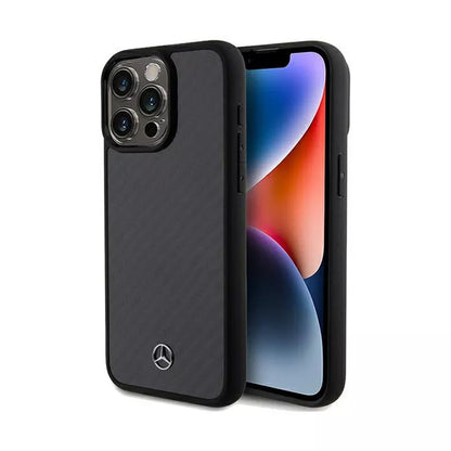 Mercedes Carbon Fiber Dynamic – Dėklas, skirtas „iPhone 15 Pro Max“ (juodas)