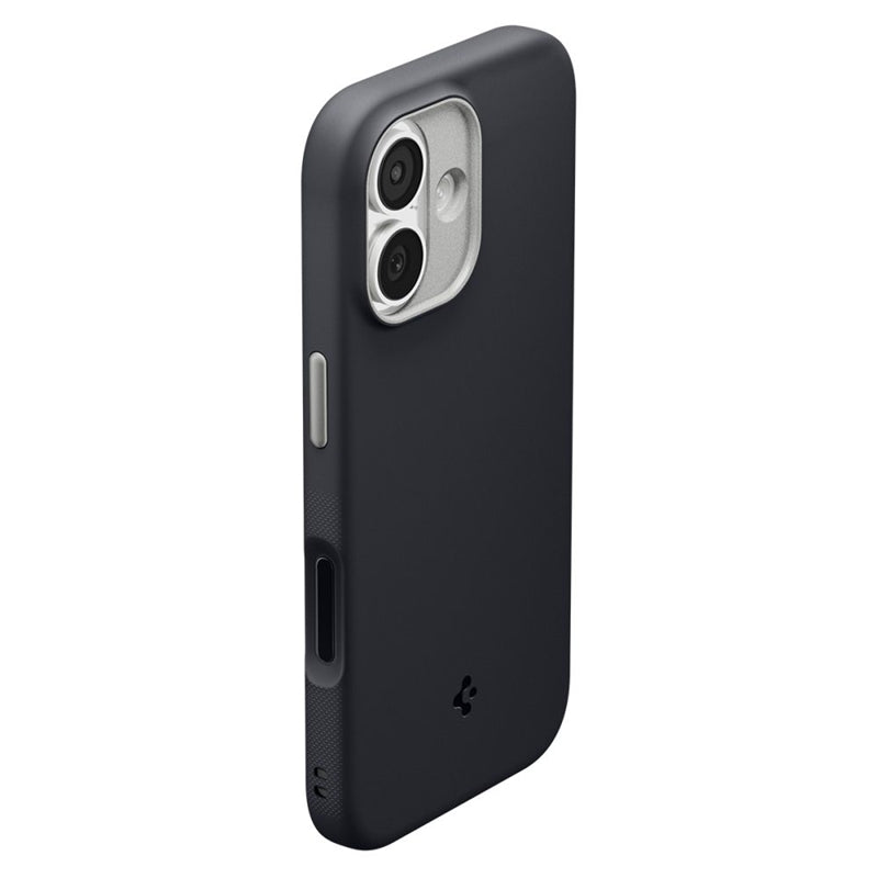 Spigen Nano Pop Mag MagSafe - Dėklas iPhone 17 (Juodasis sezamas)