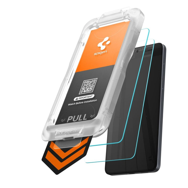 Spigen GLAS.TR EZ Fit Pro AC HD 2 vnt. – Grūdintas stiklas, skirtas Samsung Galaxy S26+ (2 vnt.)