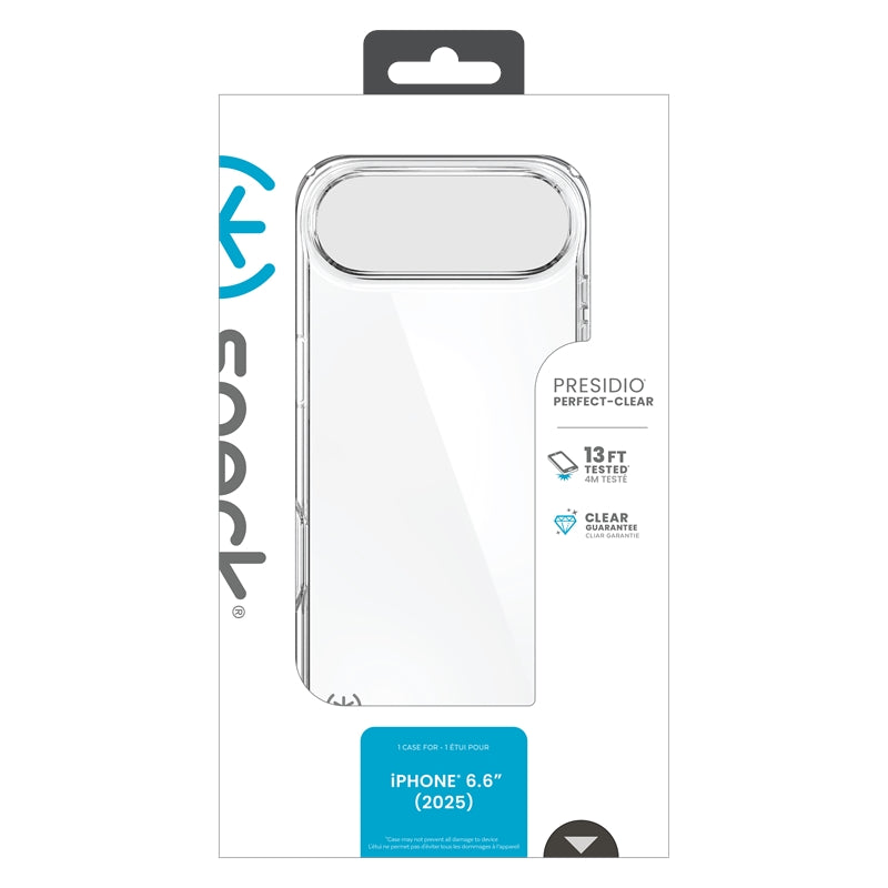 Speck Presidio Perfect-Clear – iPhone oro dėklas (Skaidrus)