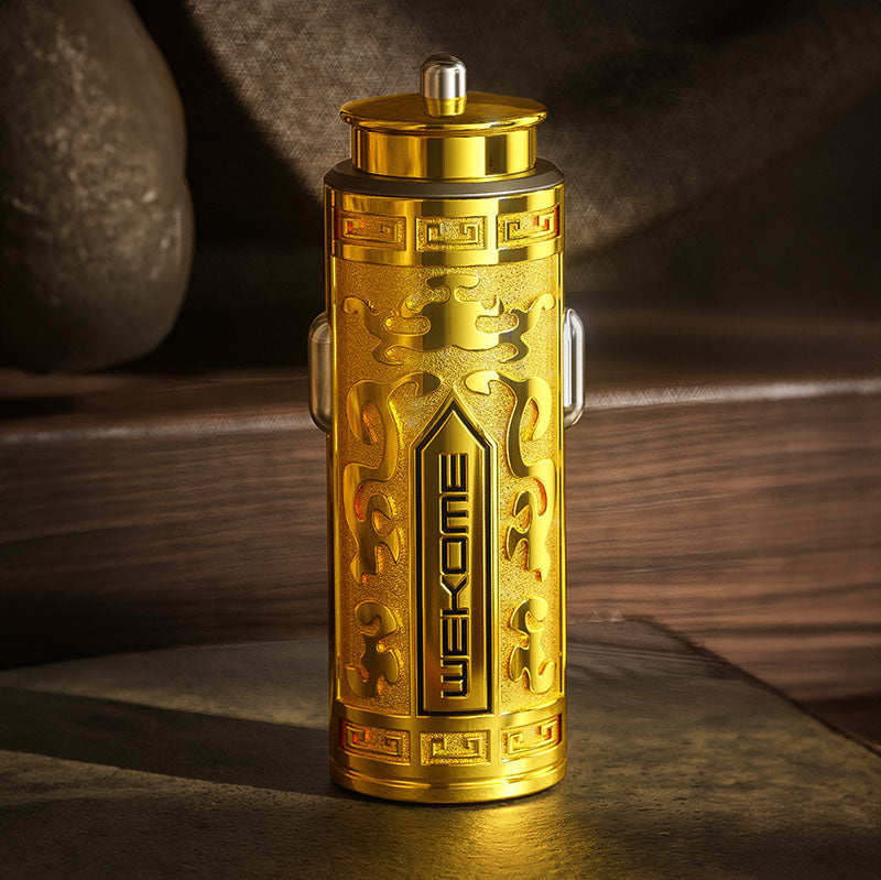 WEKOME WP-C37 Sakin serija – USB-C ir USB-A greitasis įkrovimas PD 20W automobilinis įkroviklis (auksinis)