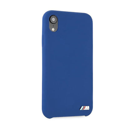 BMW Silicone M Collection - „iPhone Xr“ dėklas (mėlynas)