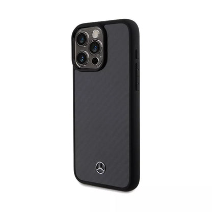 Mercedes Carbon Fiber Dynamic – Dėklas, skirtas „iPhone 15 Pro Max“ (juodas)