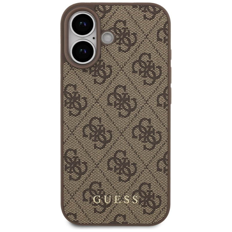 Guess 4G Klasikinis - Dėklas iPhone 17 (rudas)