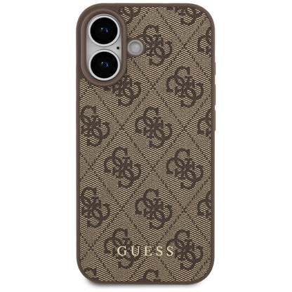 Guess 4G Klasikinis - Dėklas iPhone 17 (rudas)