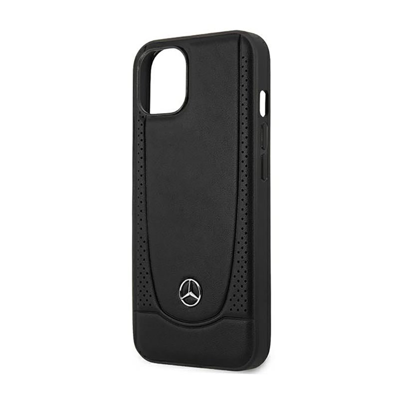 Mercedes Leather Urban Line – Dėklas, skirtas iPhone 14 Plus (juodas)