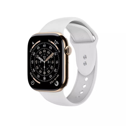 Crong Liquid – Dirželis Apple Watch 44/45/46/49 mm (baltas)