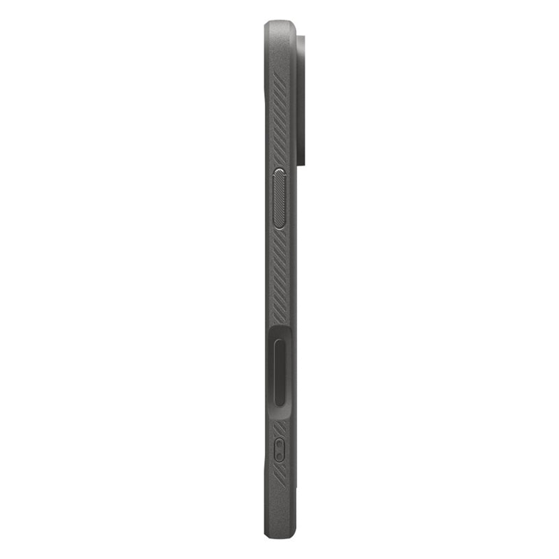 Spigen Rugged Armor Mag MagSafe – dėklas iPhone 17 Pro (pilkos spalvos)