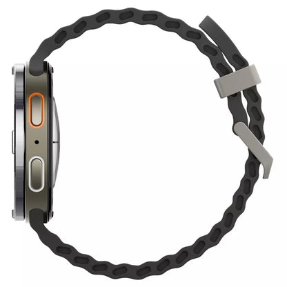 Spigen Bezel Tune Pilot - Apsauginis žiedas/korpusas, skirtas Samsung Galaxy Watch 8 44 mm (Sidabrinis)