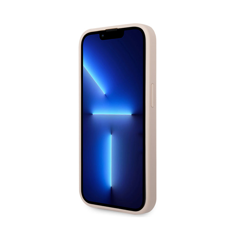 Guess 4G Big Metal Logo – „iPhone 15 Pro“ dėklas (rožinis)