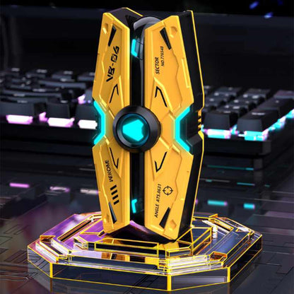 WEKOME VB06 Mecha Series - belaidės "Bluetooth V5.3" TWS ausinės su įkrovimo dėklu (geltonos)