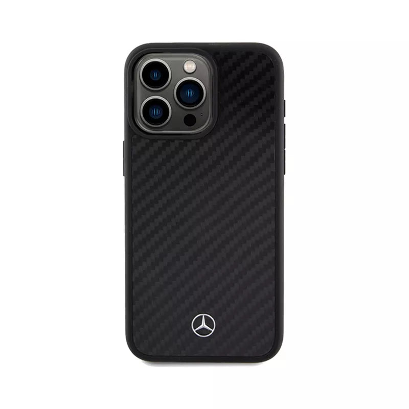 Mercedes Carbon Fiber Dynamic – Dėklas, skirtas „iPhone 15 Pro Max“ (juodas)