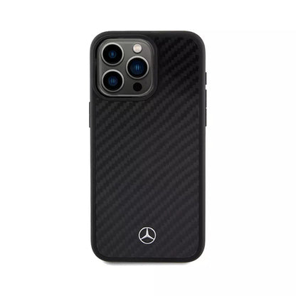 Mercedes Carbon Fiber Dynamic – Dėklas, skirtas „iPhone 15 Pro Max“ (juodas)