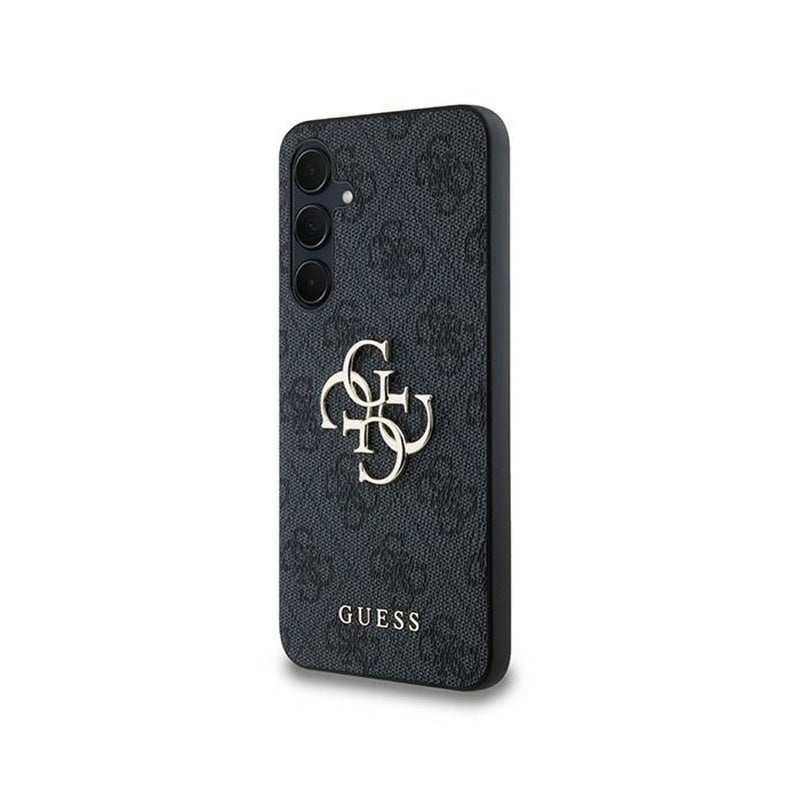 Guess 4G Big Metal Logo - dėklas Samsung Galaxy A35 5G (juodas)