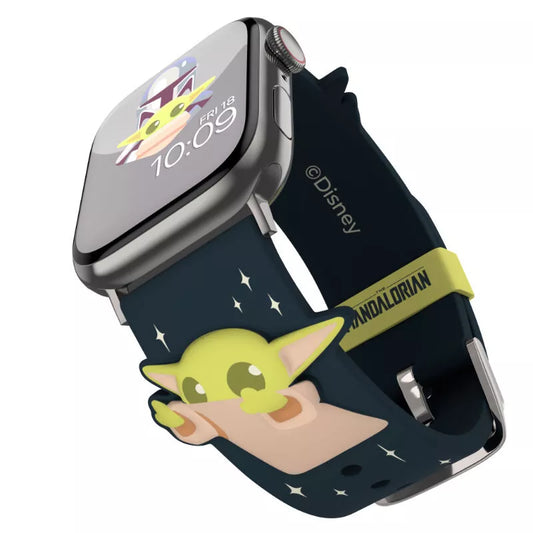 „Žvaigždžių karai“ apyrankė, skirta „Apple Watch“ 38/40/41/42/44/45/49 mm (Mandaloras Grogu naudoja jėgą 3D)