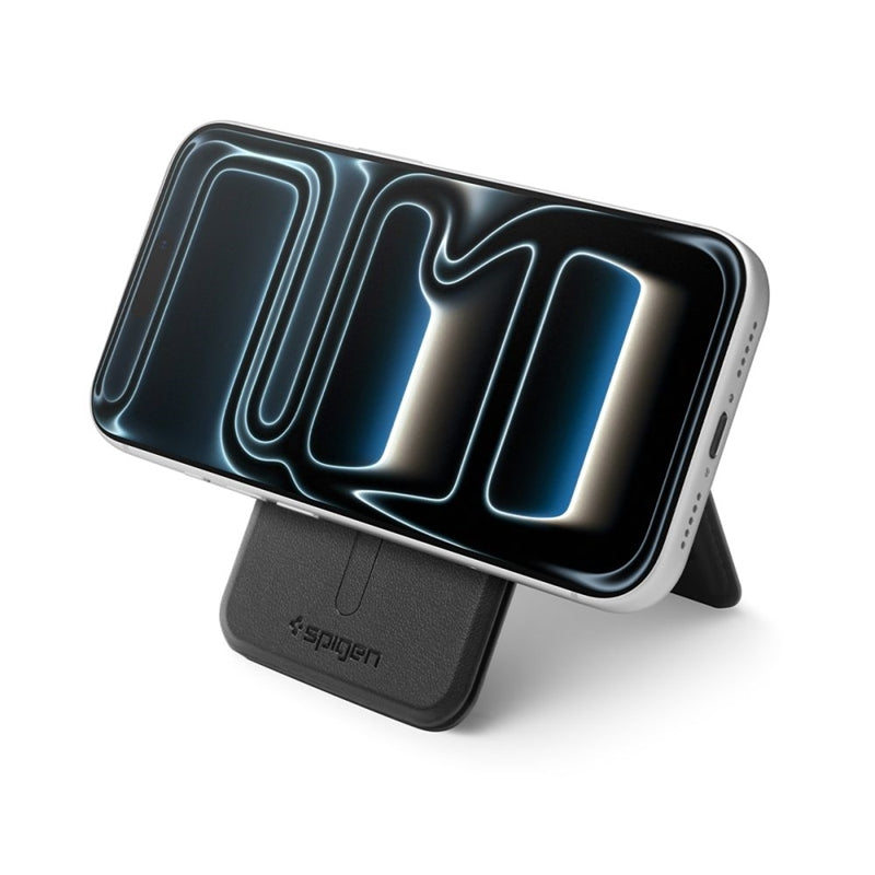 Spigen S314-3 Slim Fold Tripod MagSafe – magnetinė piniginė su stovo funkcija (juoda)
