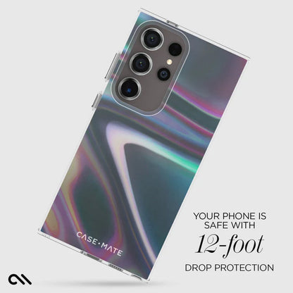 Case-Mate Soap Bubble – dėklas, skirtas „Samsung Galaxy S24 Ultra“ (perlamutrinis)