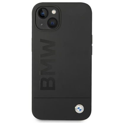 BMW silikoninis „Signature Logo MagSafe“ – dėklas, skirtas „iPhone 14 Plus“ (juodas)