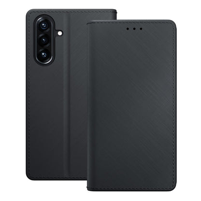 3mk Dėklas-piniginė – atverčiamas dėklas, skirtas Samsung Galaxy A57 (juodas)