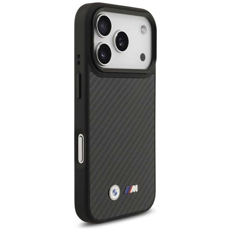 BMW M Kevlar Matinis MagSafe dėklas – iPhone 17 Pro (Juodas)