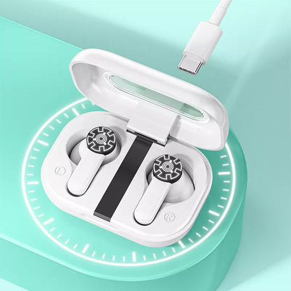 WEKOME VA06 Vanguard Series – „Bluetooth V5.2“ TWS belaidės ausinės su įkrovimo dėklu (juodos)