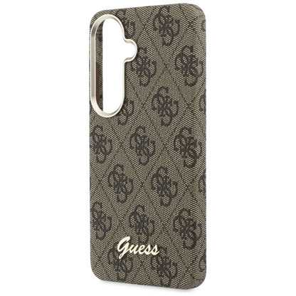 Guess 4G Script MagSafe dėklas - Samsung Galaxy S26 (Rudos)