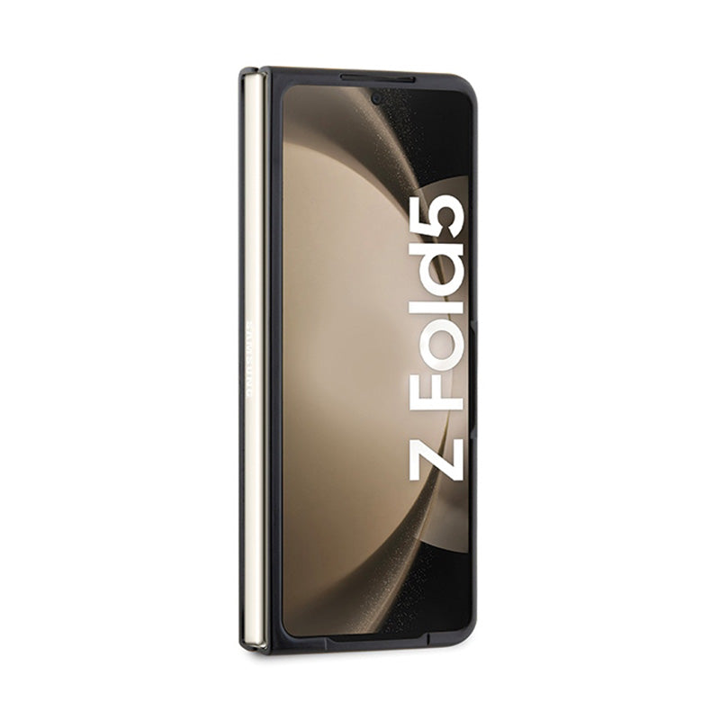 Karl Lagerfeld NFT Saffiano Karl & Choupette Pin - Samsung Galaxy Z Fold 5 dėklas (juodas)