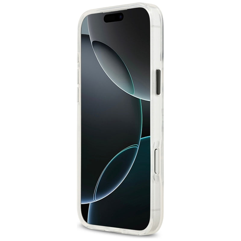 Karl Lagerfeld IML Karl Sketch Logo MagSafe dėklas iPhone 17 Pro Max (Skaidrus)